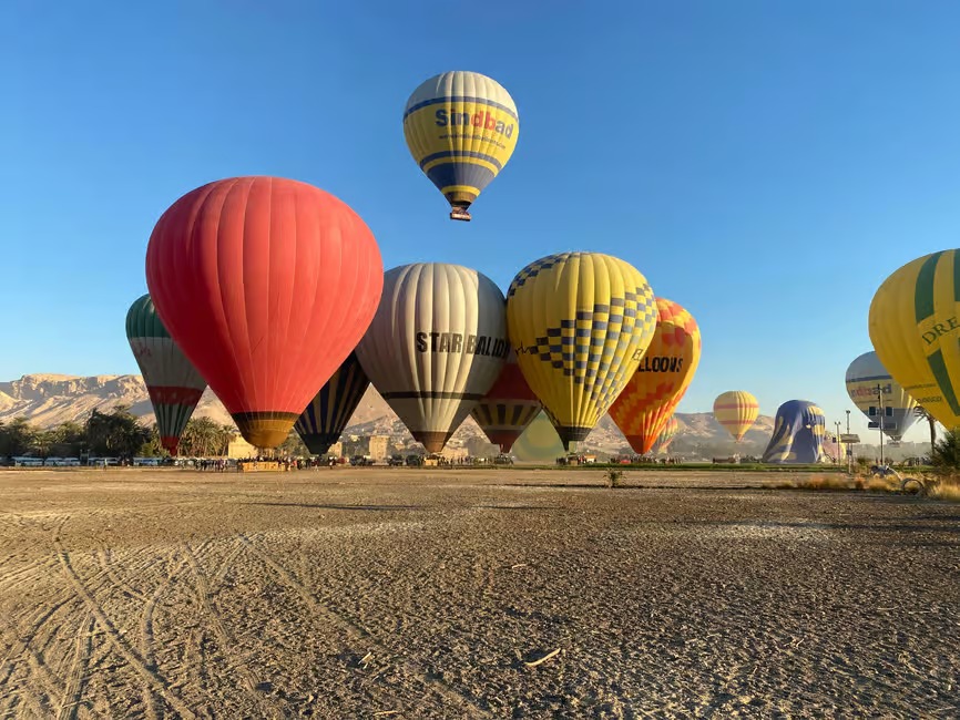 Premium Morning Hot Air Balloon Ride in Luxor – After Sunrise Adventure